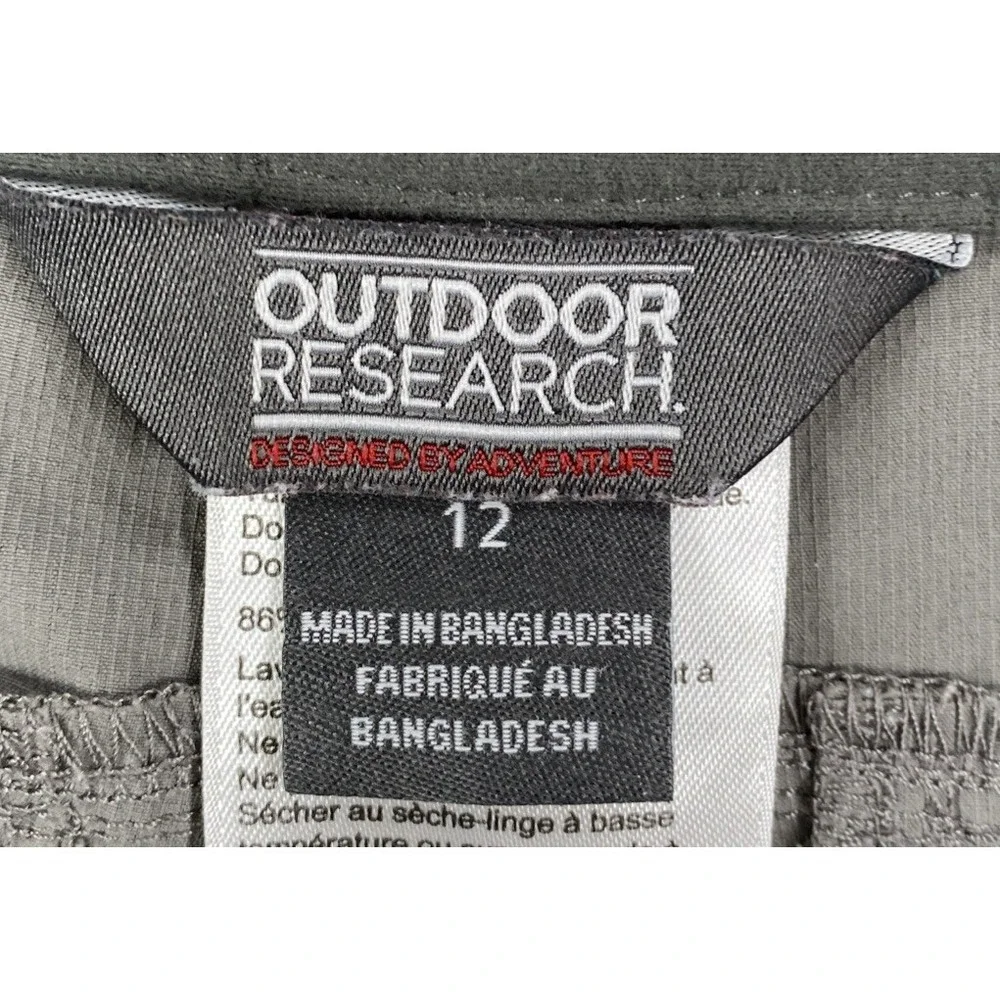 Outdoor Research Ferrosi Pants Women's Size 12 Regular Gray Hiking - Picture 6 of 8